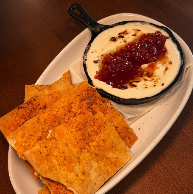 Baked Goat Cheese.