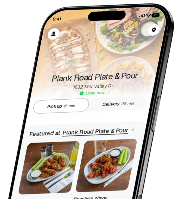 Plank Road Plate & Pour app preview