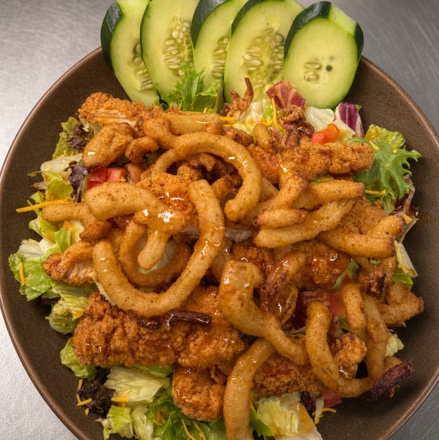Hot Honey Crunch Salad.