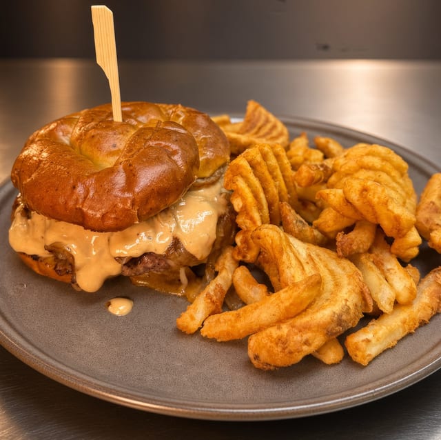 Pretzel Pub Melt.